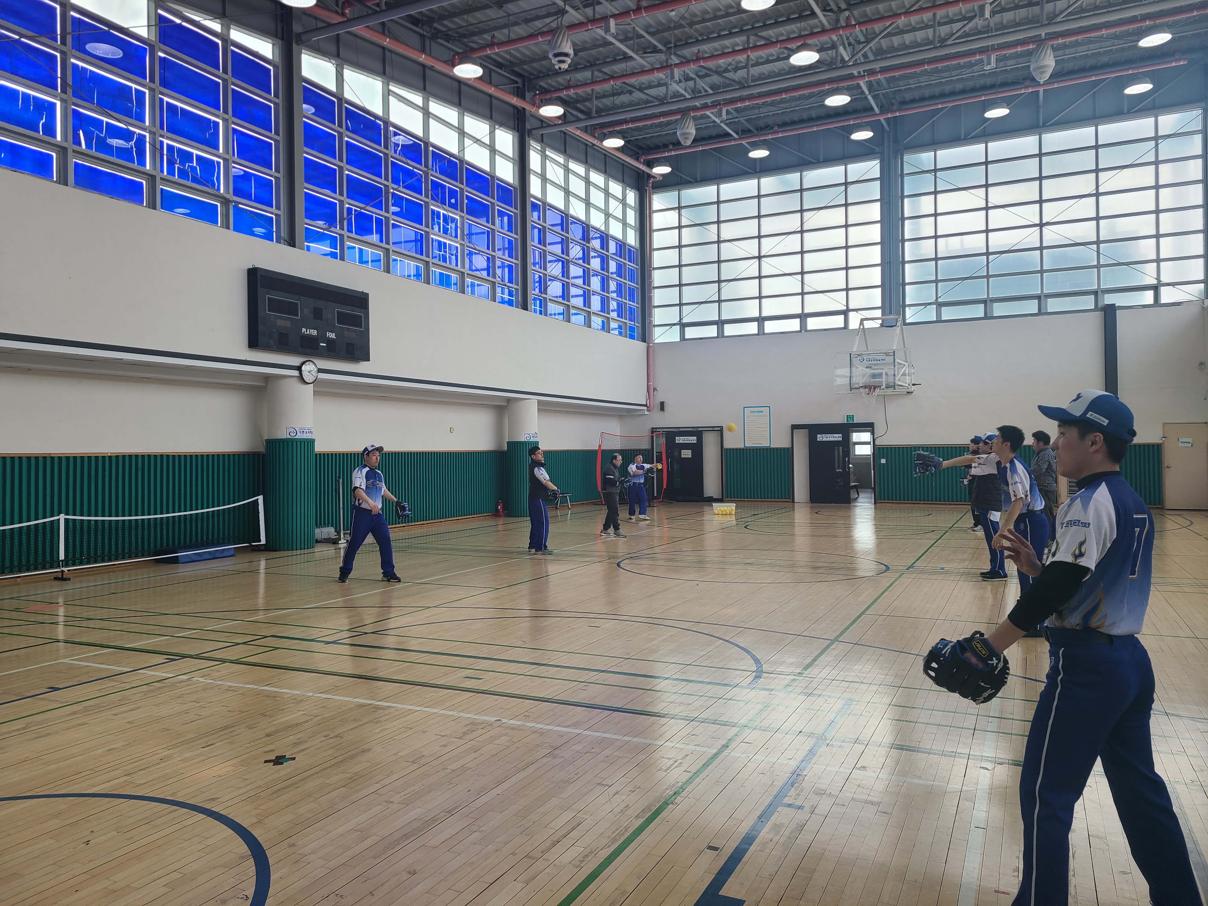 4월 10일 이용자 자치활동 프로그램(티볼)