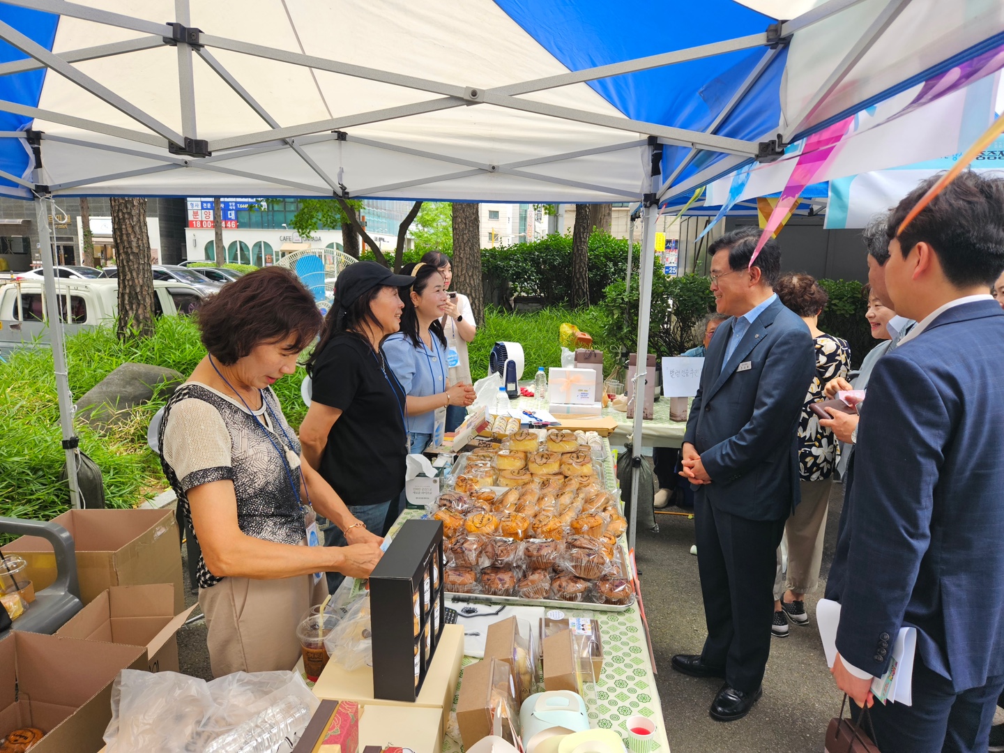 기쁜우리보호작업장 강서구청 생산품 홍보전시회 참여