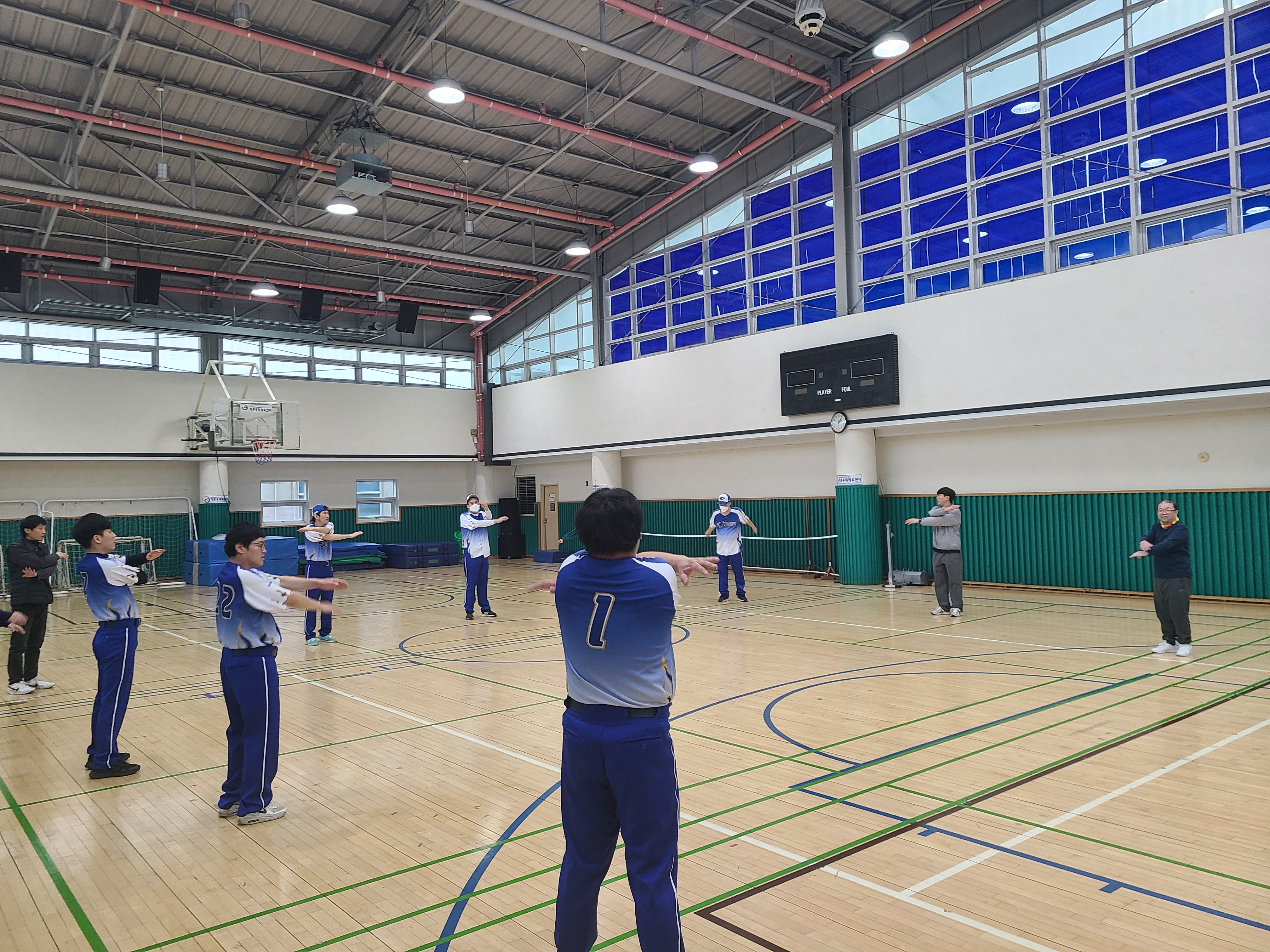 11월 21일 티볼 스포츠단 프로그램 진행