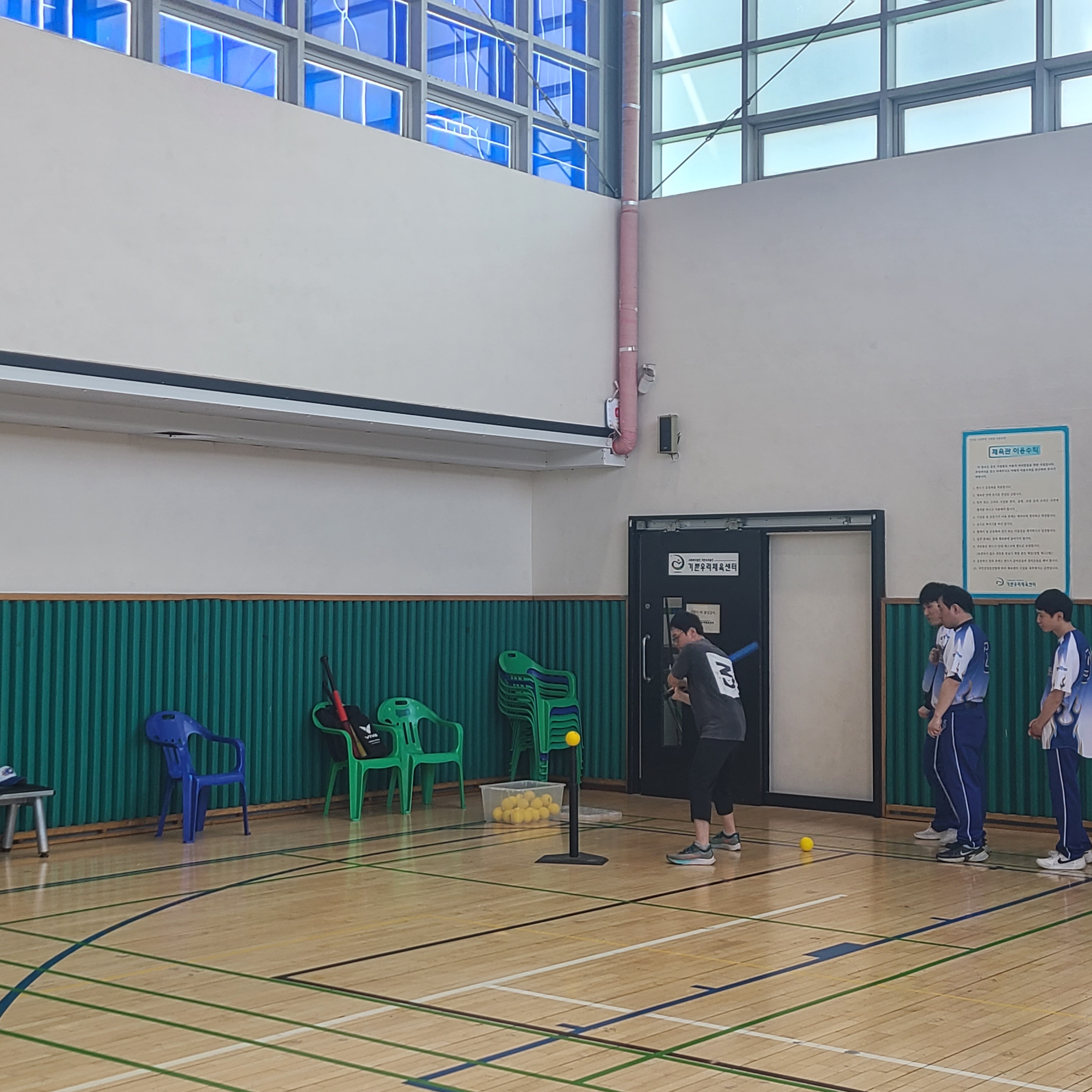 6월 12일 이용자 자치활동(티볼 프로그램)