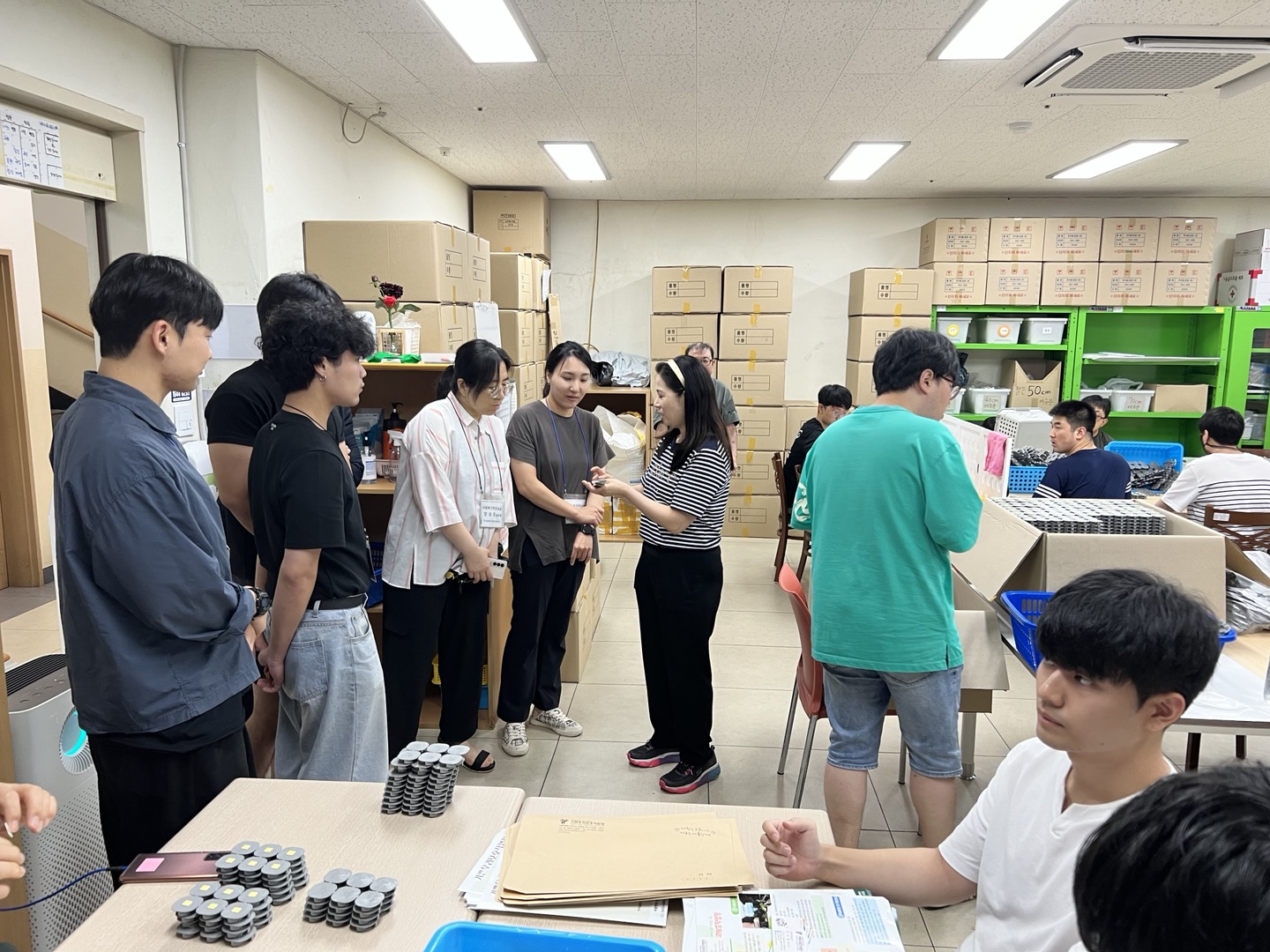 중증장애인생산품판매시설 사회복지실습생 시설견학