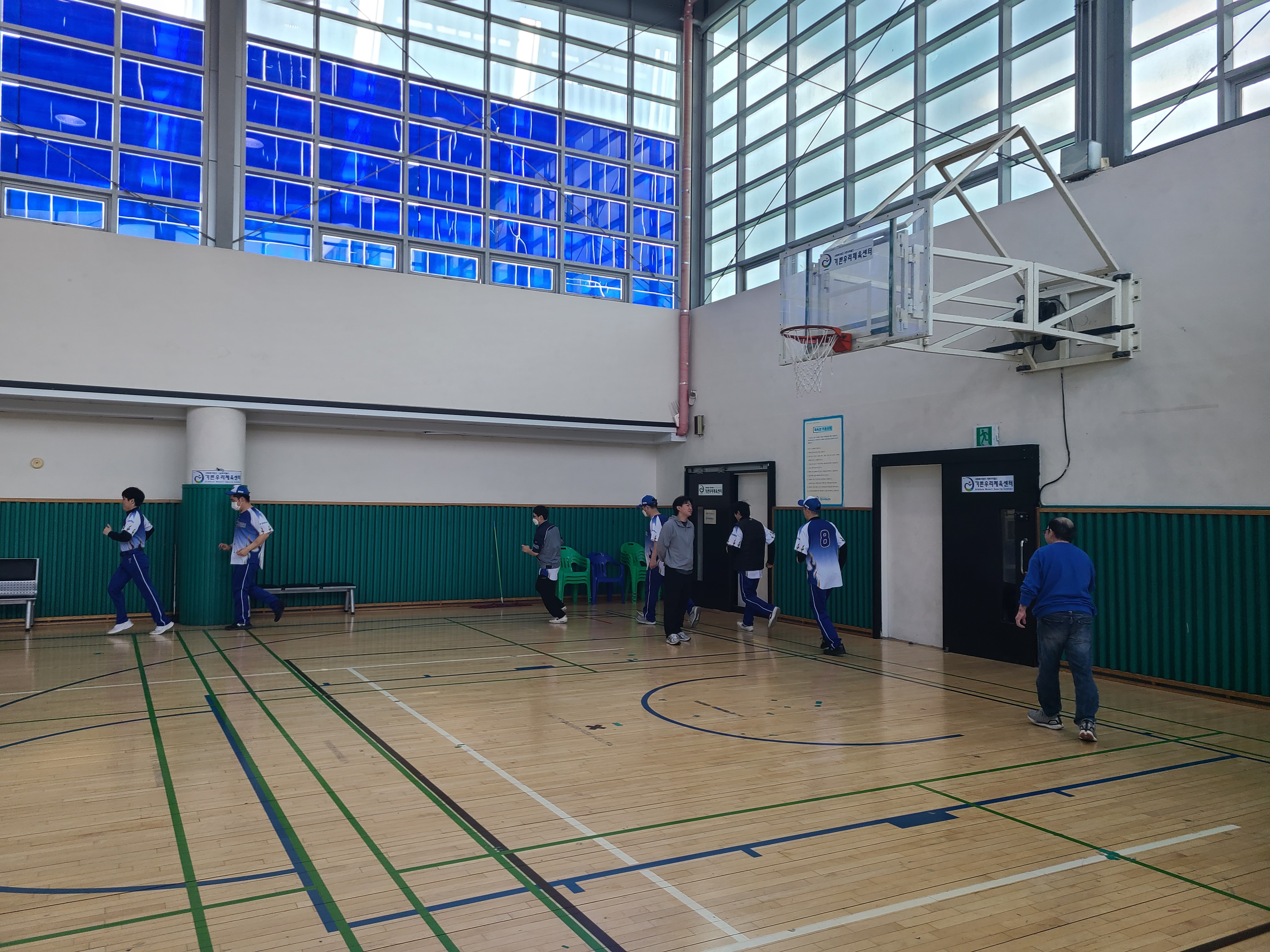 4월 10일 이용자 자치활동 프로그램(티볼)