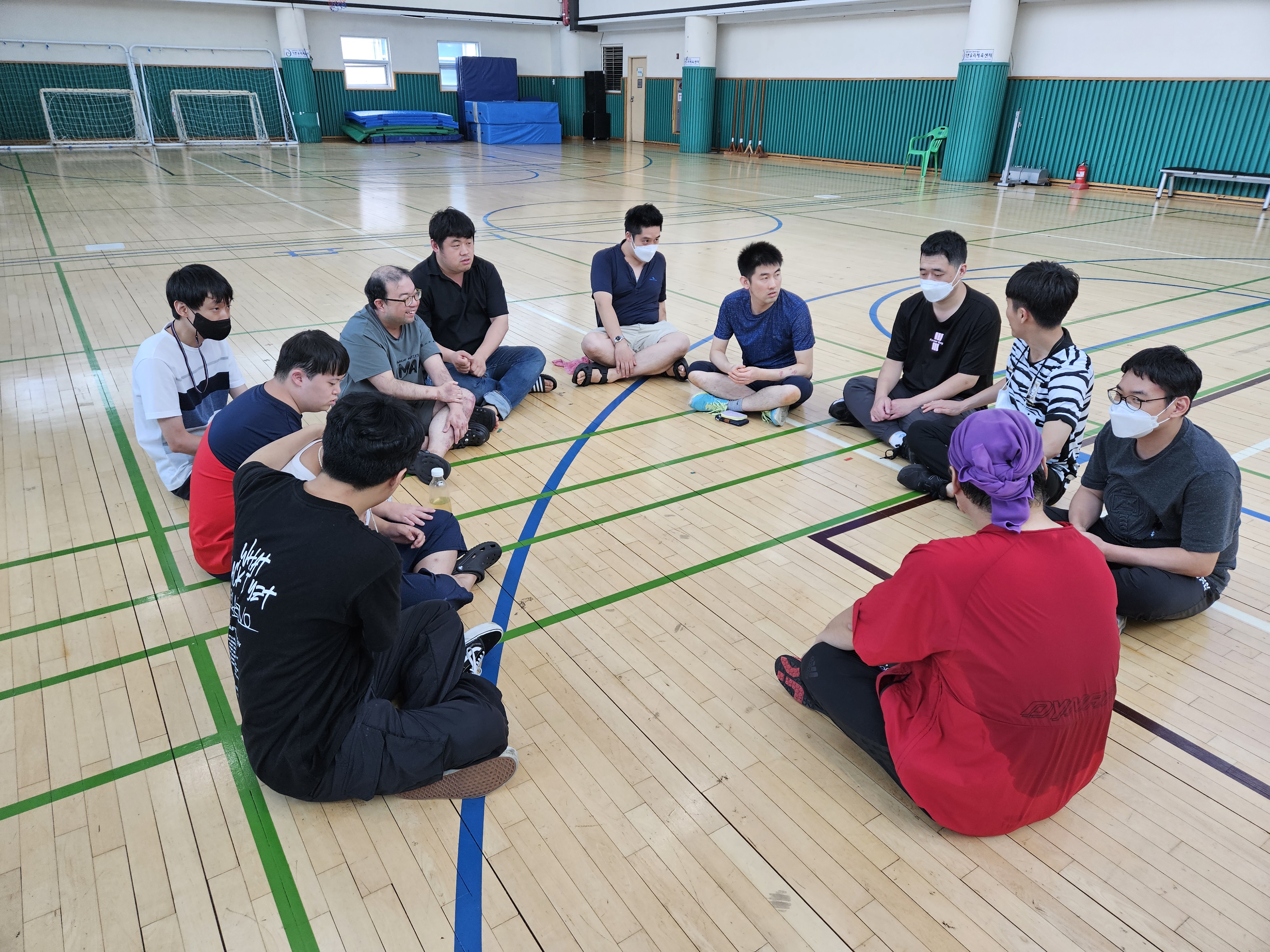 기쁜우리보호작업장 티볼스포츠단 1주차