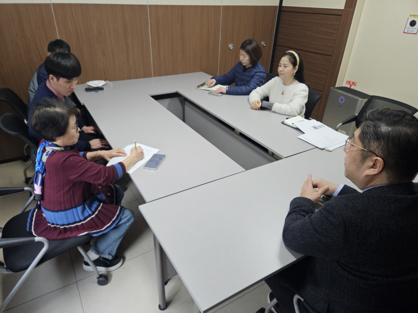 기쁜우리보호작업장 제 1차 정기 노사협의회 진행